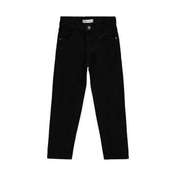 Civil Boys 20D68882024S3-3 10-13 Yaş Siyah Erkek Çocuk Kot Pantolon