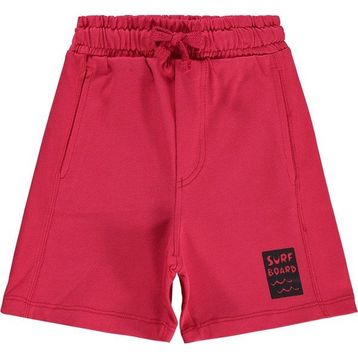 Civil Boys Basic Have Fun Baskılı 2-5 Yaş Kırmızı - Nar Şort