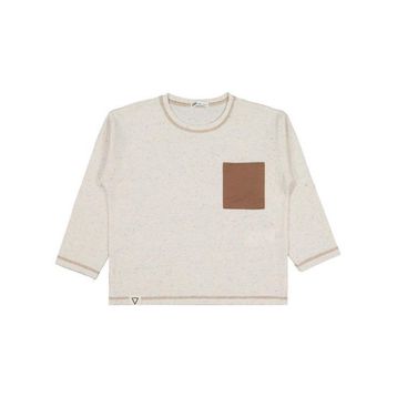 Civil Boys Cepli Overlok Dikişli 2-5 Yaş Bej Sweatshirt