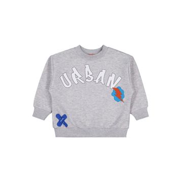 Civil Boys Urban Baskılı 2-5 Yaş Gri Sweatshirt