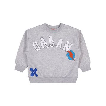 Civil Boys Urban Baskılı 2-5 Yaş Gri Sweatshirt