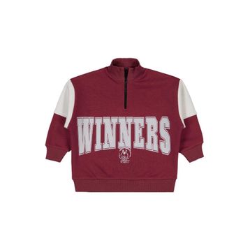 Civil Boys Winners Baskılı 2-5 Yaş Bordo Sweatshirt