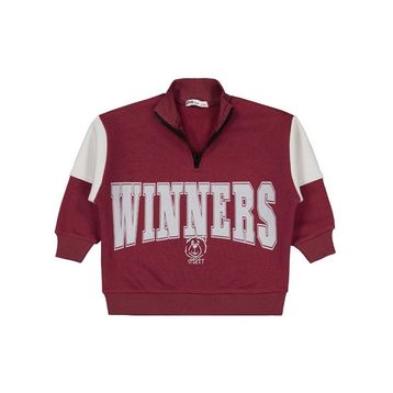 Civil Boys Winners Baskılı 2-5 Yaş Bordo Sweatshirt