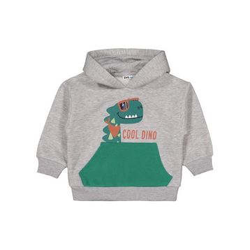 Civil Dino Baskılı 2-5 Yaş Gri Erkek Çocuk Sweatshirt