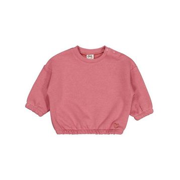 Civil Kalp Nakışlı Basic 6-18 Ay Turuncu Bebek Sweatshirt