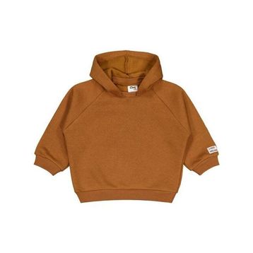 Civil Keep Smiling Etiketli Basic 6-18 Ay Kahverengi Bebek Sweatshirt