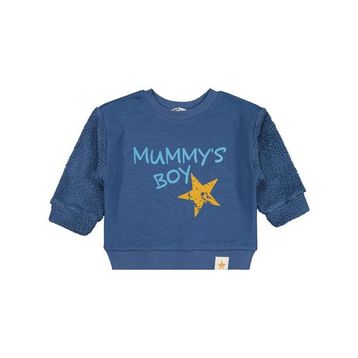 Civil Mummys Boy Baskılı 2-5 Yaş Mavi Erkek Çocuk Sweatshirt