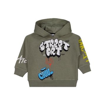 Civil Street Art Baskılı 2-5 Yaş Haki Erkek Çocuk Sweatshirt