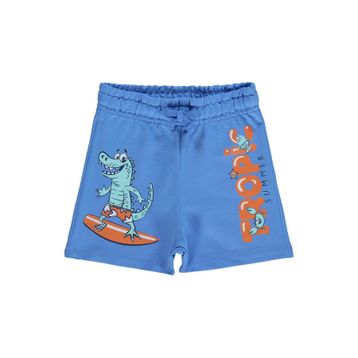 Civil Tropic Basklı 2-5 Yaş Mavi Erkek Çocuk Şort