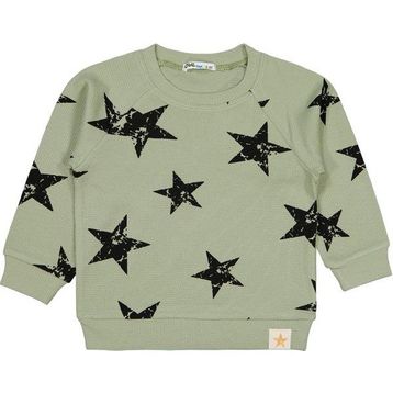 Civil Yıldız Empirme Baskılı 2-5 Yaş Haki Erkek Çocuk Sweatshirt