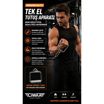 Ciwaa CWA-2068 Handle Tek El Çekiş Aparatı