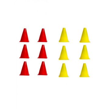 Ciwaa CWA-2293 Kırılmaz Antrenman Hunisi 18 cm 12'li Set