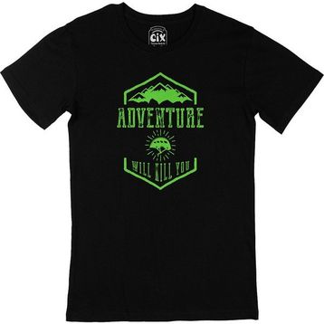 Cix Adventure Will Kill You Siyah T-shirt