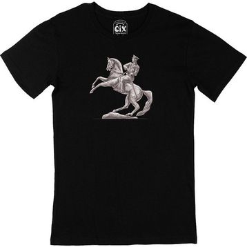 Cix Atatürk Atlı Onur Anıtı Siyah T-shirt
