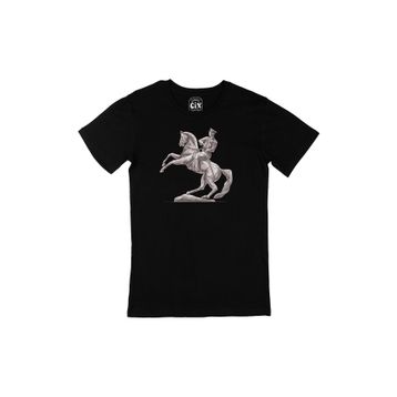 Cix Atatürk Atlı Onur Anıtı Siyah T-shirt
