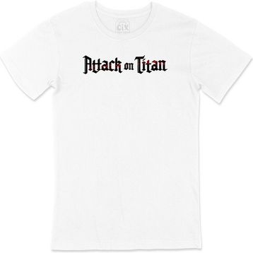 Cix Attack On Titan Yazılı T-shirt