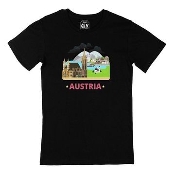 Cix Avusturya Siyah T-shirt