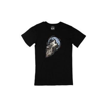 Cix Ay ve Kurt Siyah T-shirt