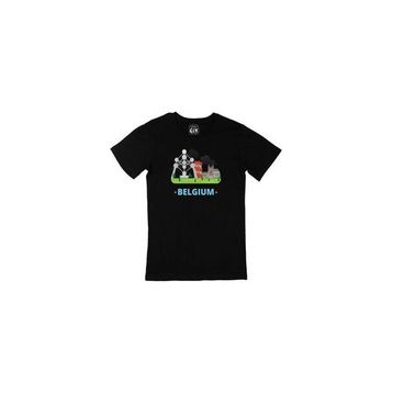 Cix Belçika Siyah T-shirt