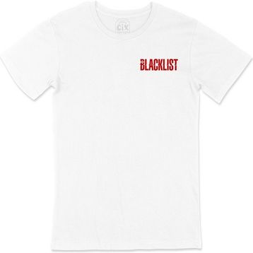 Cix Blacklist Cep Logo Tasarımlı Beyaz Tişört