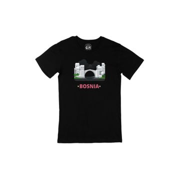 Cix Bosna Hersek Siyah Erkek T-shirt