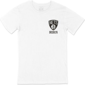 Cix Brooklyn Nets Cep Logo Tasarımlı Beyaz Tişört