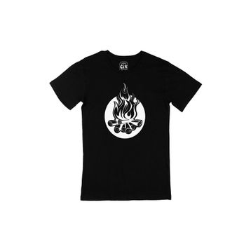 Cix Campfire Siyah Erkek T-shirt