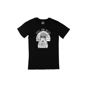 Cix Chill And Relax Dog Siyah Erkek T-shirt