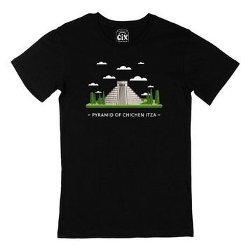 Cix Çiçen İtza Piramit Siyah T-shirt