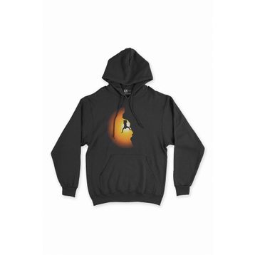 Cix Dağcılık Siyah Kapüşonlu Sweatshirt