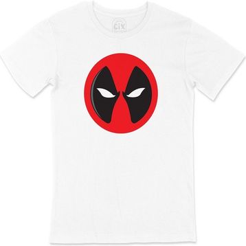 Cix Deadpool Maskeli Beyaz T-shirt