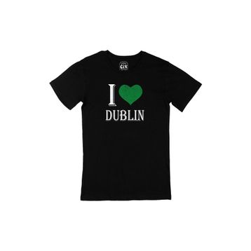 Cix I Love Dublin Siyah T-shirt