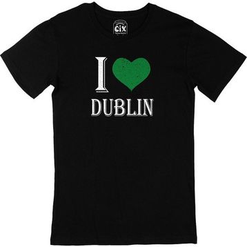 Cix I Love Dublin Siyah T-shirt