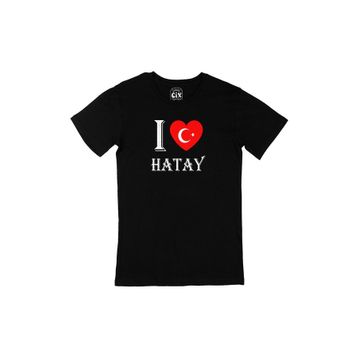 Cix I Love Hatay Siyah T-shirt