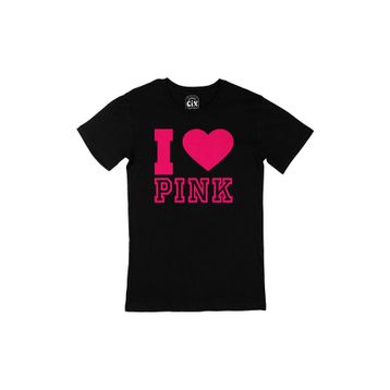Cix I Love Pink Siyah T-shirt