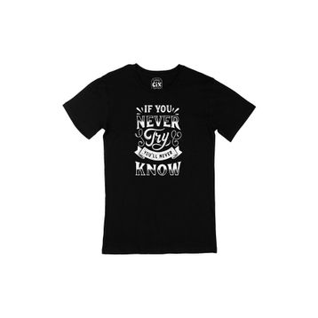 Cix If You Never Try Siyah T-shirt