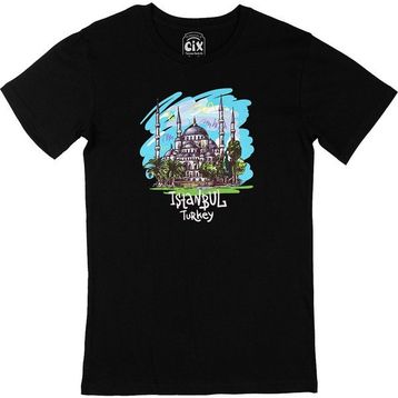 Cix İstanbul Ayasofya Siyah T-shirt