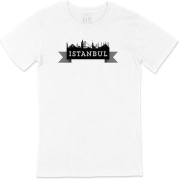 Cix İstanbul Kuşaklı Beyaz T-shirt