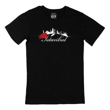 Cix İstanbul Laleli Siyah T-shirt
