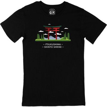 Cix Itsukuşima Tapınağı Siyah T-shirt