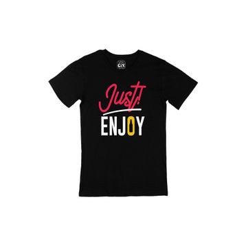 Cix Just Enjoy Siyah T-shirt