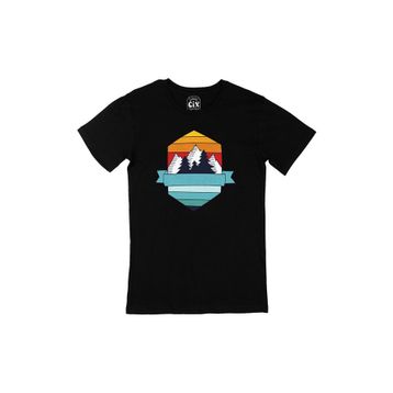 Cix Kamp Amblemi Siyah T-shirt