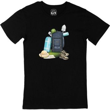 Cix Kamp Malzemeleri Siyah T-shirt