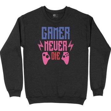 Cix Mavi Gamer Mode on Siyah Kapüşonlu Sweatshirt