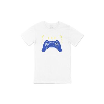 Cix Mavi Joystick Beyaz T-shirt