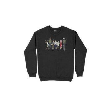 Cix Naruto Team Siyah Erkek Sweatshirt