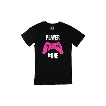 Cix Player One Baskılı Siyah Erkek T-shirt