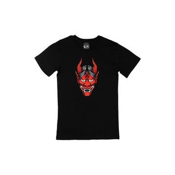 Cix Red Devil Baskılı Siyah Erkek T-shirt