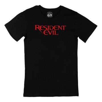 Cix Resident Evil Baskılı Siyah Erkek T-shirt