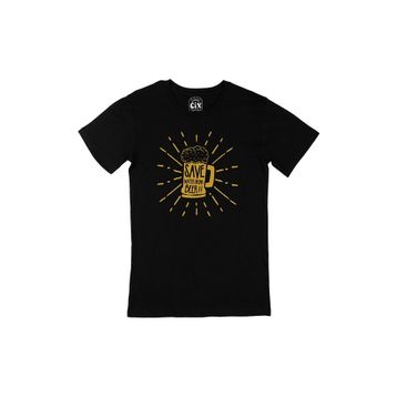 Cix Save Water Drink Beer Baskılı Siyah Erkek T-shirt